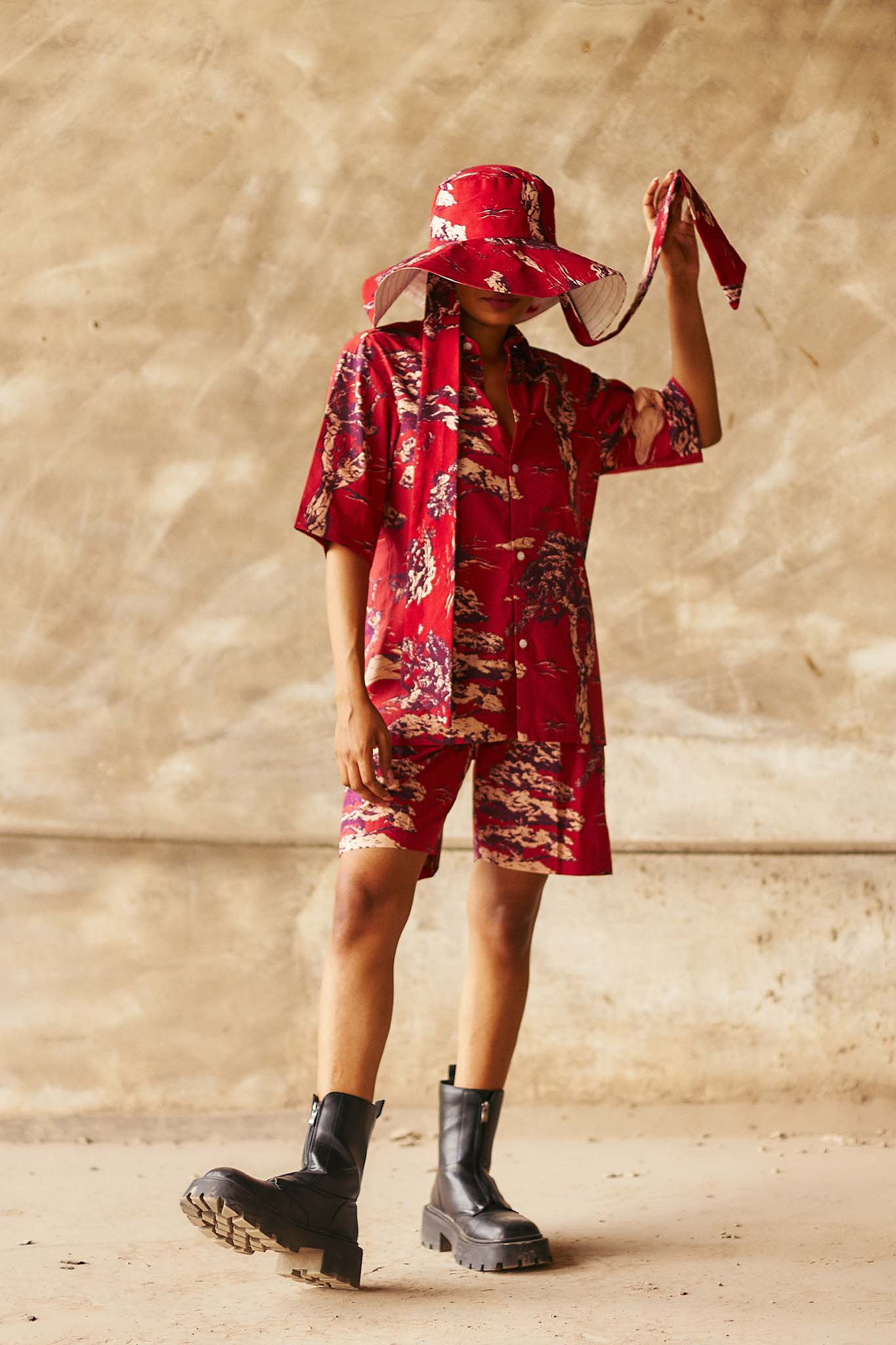 Rainforest Shorts (Red)